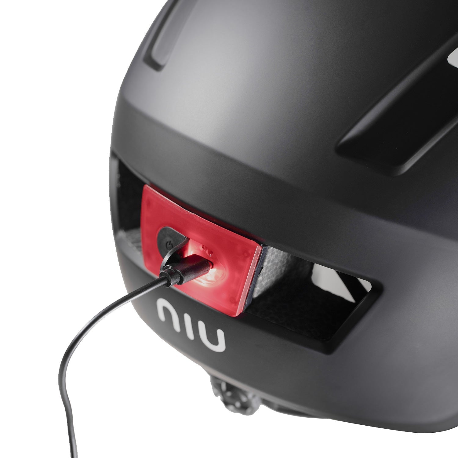 NIU Elektroroller Helm mit LED Licht