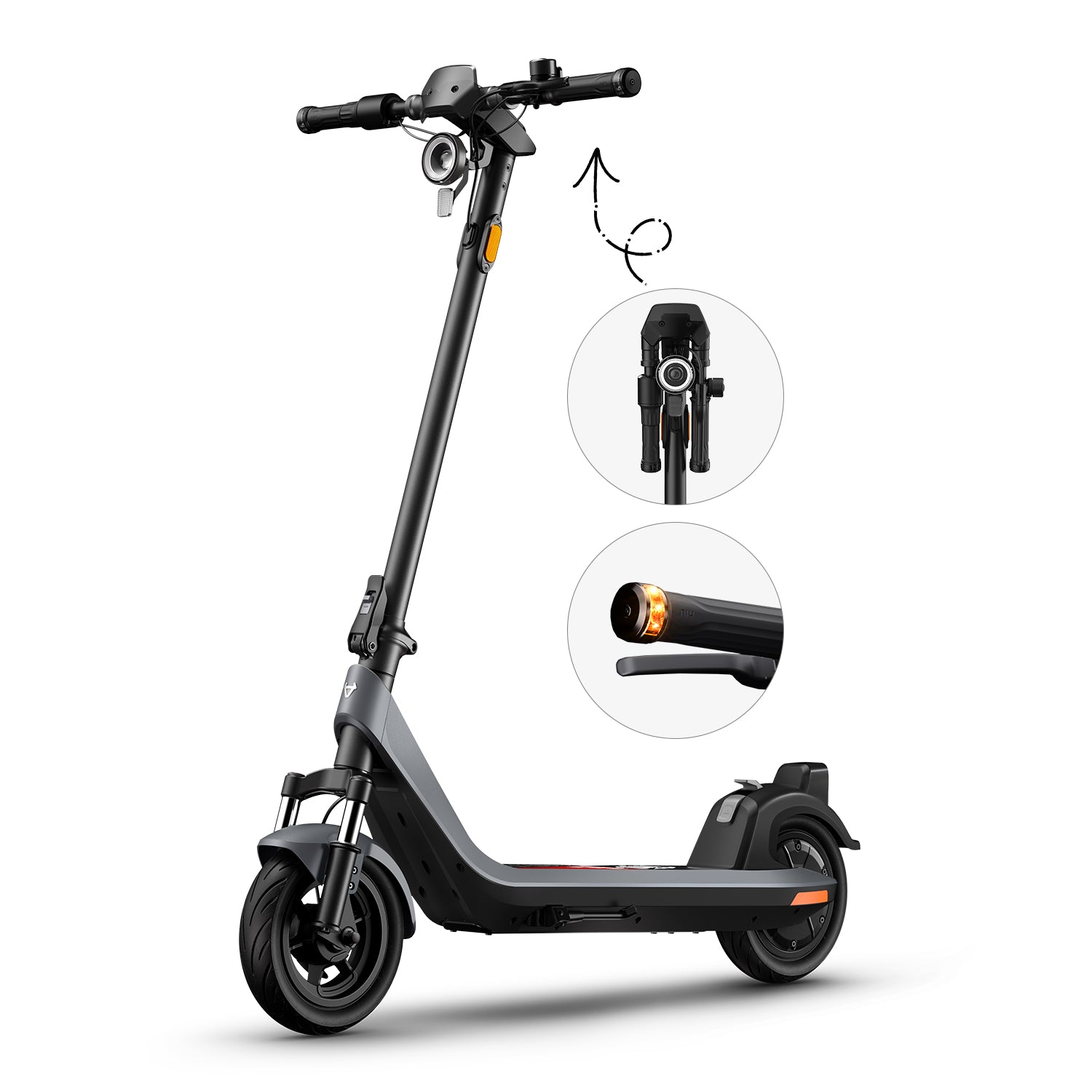 NIU KQi 200F Elektrotretroller mit klappbarem Lenker  | Reichweite 54km