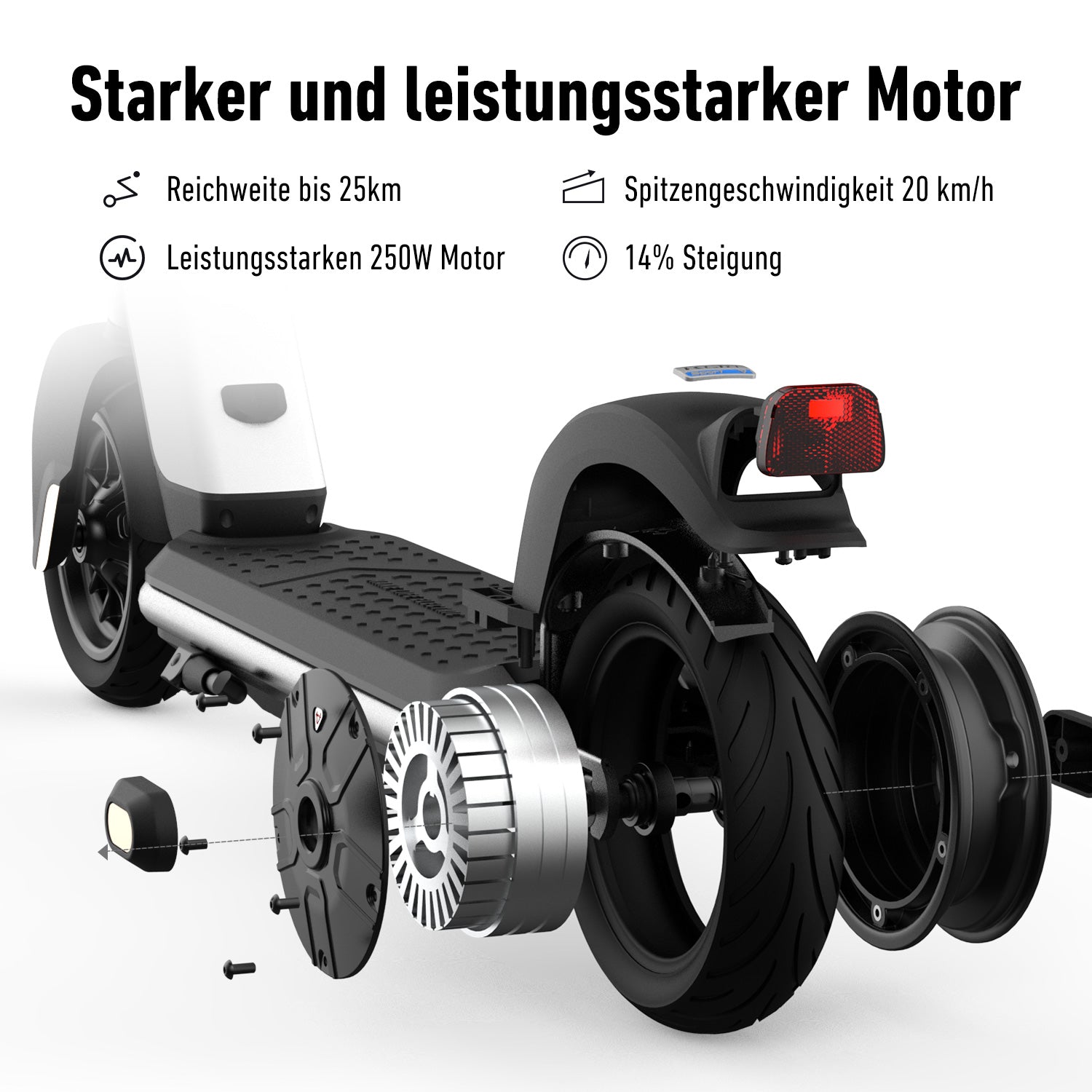 NIU KQi1 Sport Elektrotretroller mit Straßenzulassung